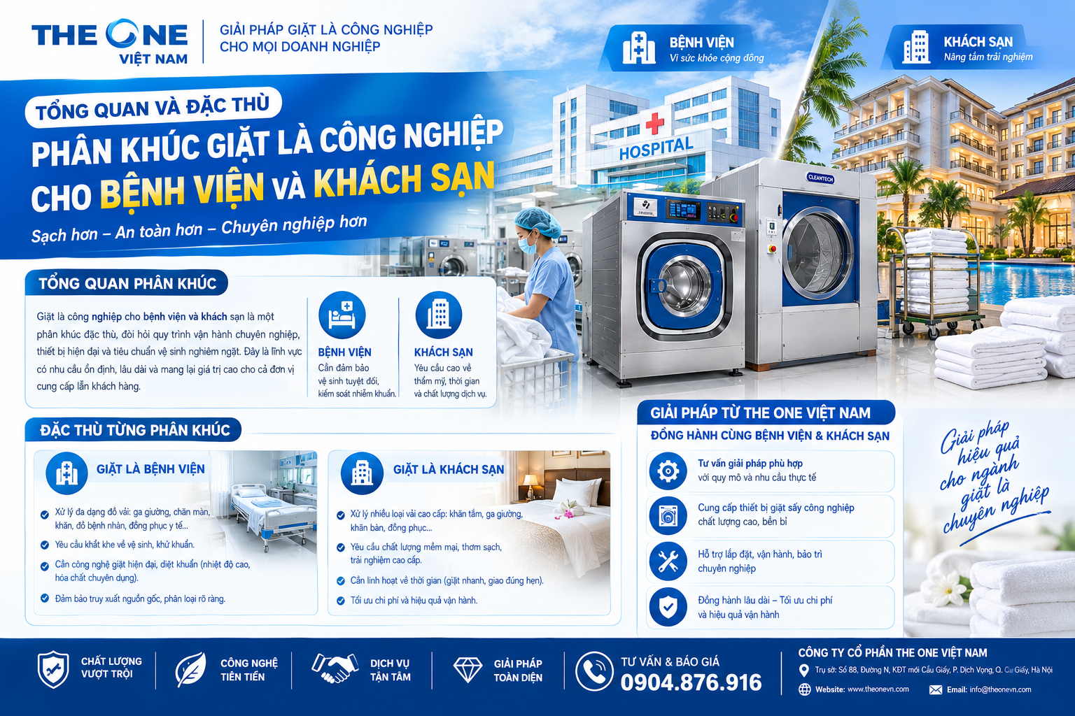 Giặt là cho bệnh viện Giặt là cho bệnh viện